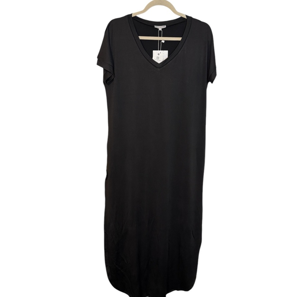 Mary Square V Neckline Maxi Dress Size Large